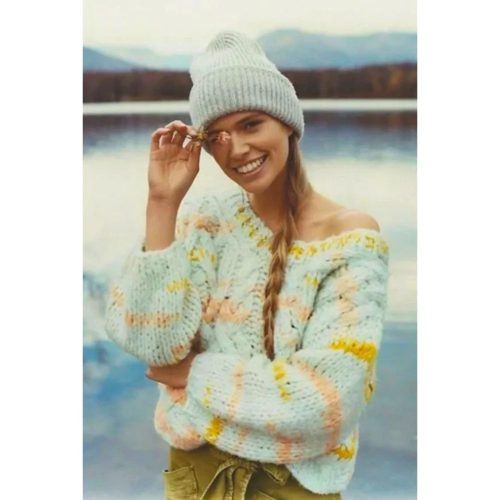 Anthropologie Jojo Cable-Knit Sweater - Small - RARE, SOLD OUT - Picture 6 of 10